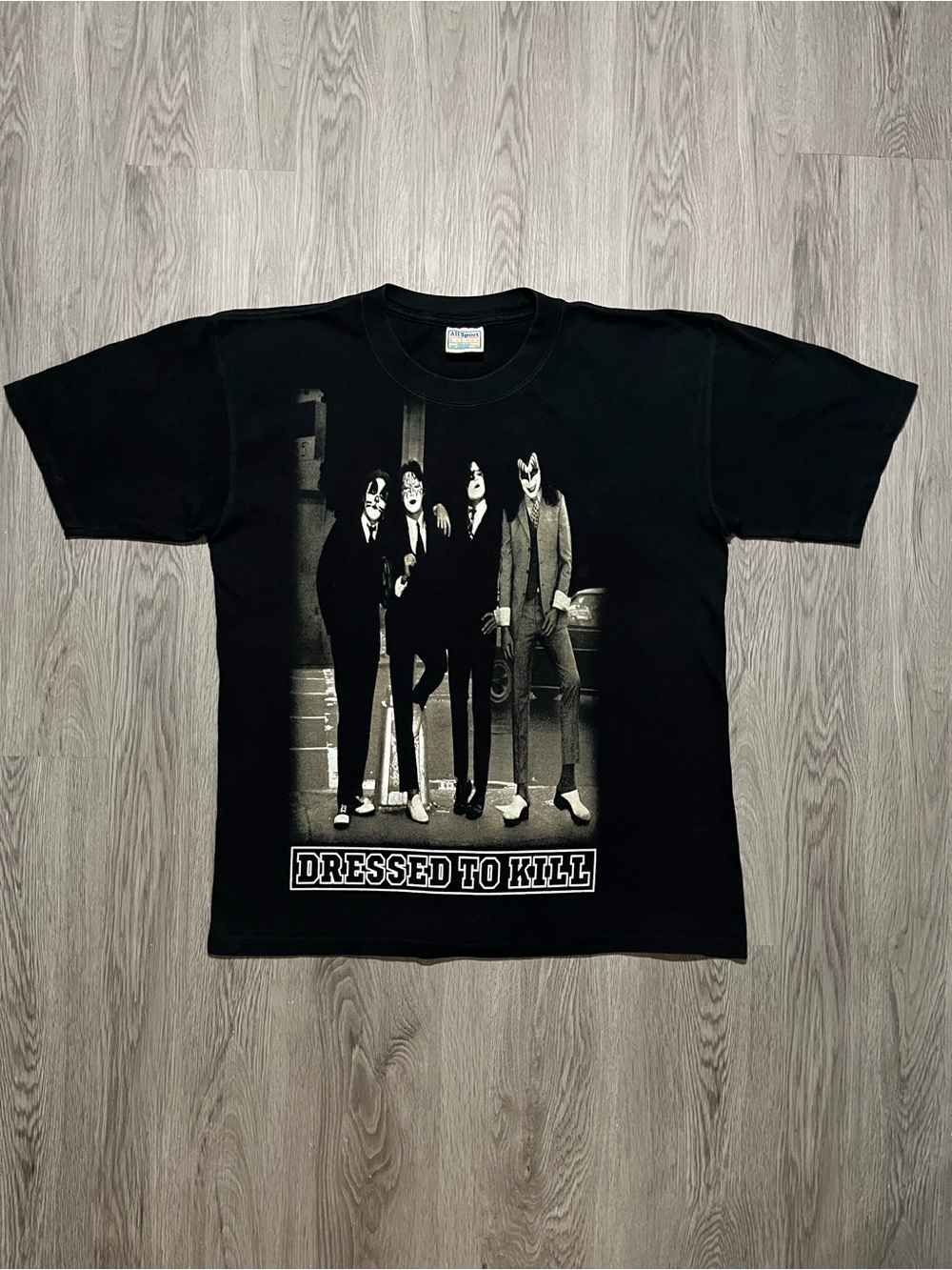 Vintage Y2K KISS Dressed to kill 2000 double sided band T-shirt mens Large￼